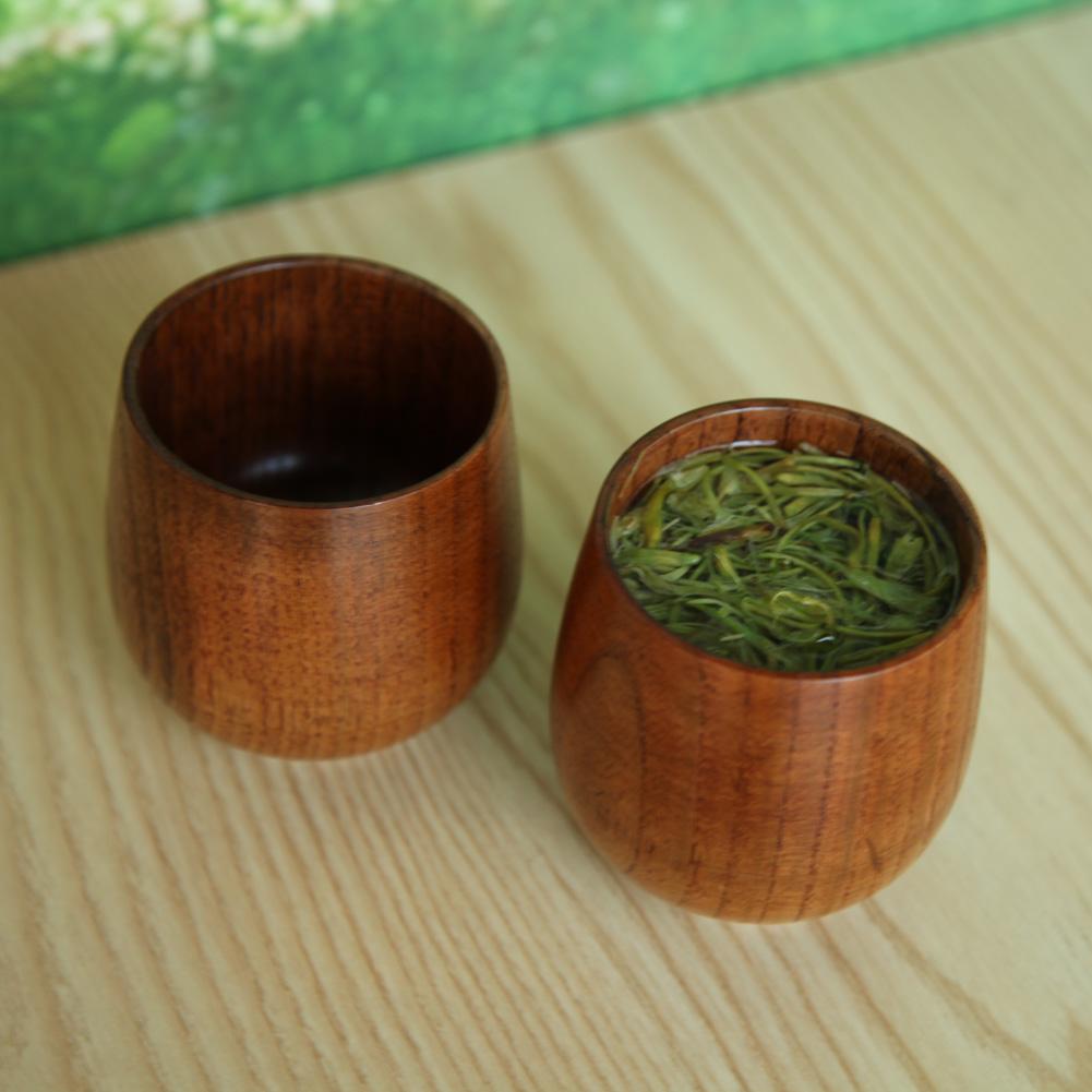 Wood Cup, Wooden Cup Wooden Tea Set Cup Handmade Natural Solid