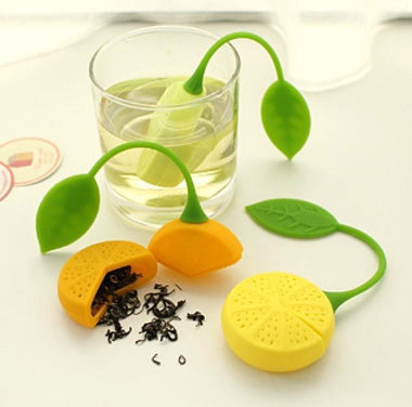 Yellow Lemon Shape Tea Infuser
