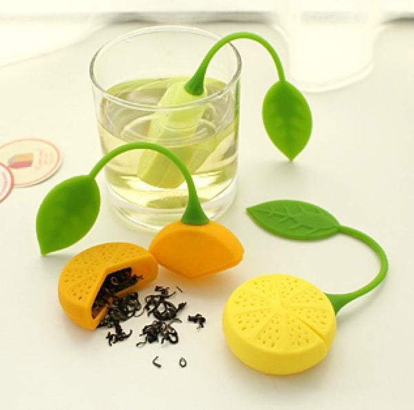 Yellow Lemon Shape Tea Infuser
