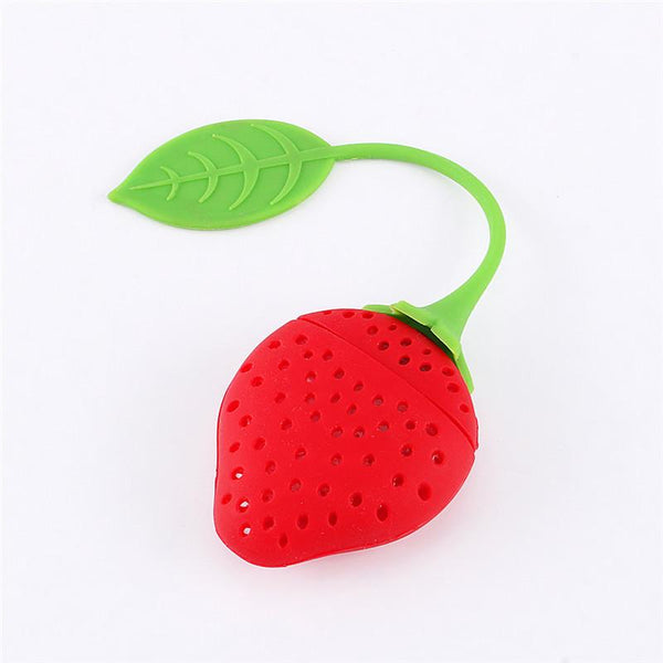 Silicone Strawberry Spice Filter Tea Infuser