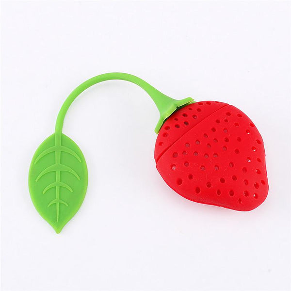 Silicone Strawberry Spice Filter Tea Infuser