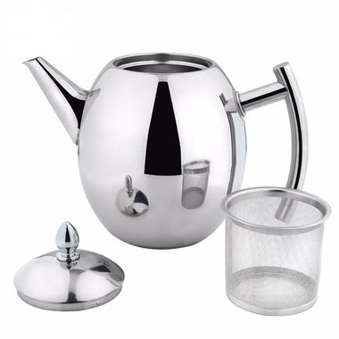 Stainless Steel Kettle Teapot With Strainer